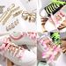 Shoe Accessories Couples Wear White Shoes With Metal Rhinestone Shoes, Flower Pearl Shoelace Buckle Decoration Ins Canvas Shoelace Accessories_viptrois.com