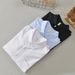 Men's Clothing Casual Long Sleeved Solid Color Simple Cotton Oxford Shirt_viptrois.com