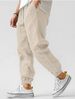 "Men's Casual Linen-Blend Pants - Straight Leg, Relaxed Fit, Breathable & Lightweight For Everyday Wear (S-XXXL, 7 Colors)_viptrois.com