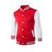 Sommer Europäischer Code Herbst Winter Plus Fleece Hoodie Herren Casual Running Training Slim Cardigan Baseball Uniform_viptrois.com