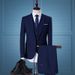 Men's Clothing Men's Suits New Three Piece Suits Men's Wedding Suits Wedding Groomsmen Small Suits Men's Slim Fit_viptrois.com
