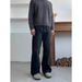 Trendy, Relaxed, Stylish, Chic, Japanese Inspired, Simple And Artistic Denim Jeans, Popular In Harajuku._viptrois.com