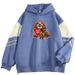 American Style Color Block Sweatshirt For Men Loose Fit You Act Like A Bitch Pullover Jacket_viptrois.com
