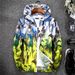 Men's clothing Couple sun protection clothing camouflage transparent sun protection shirt women's short coat men's casual beach UV protection_viptrois.com