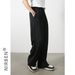 Men's Clothing Four Colors Men's Suit Trousers Drape Suit Trousers Straight Loose Wide Leg Trousers Versatile Casual Trousers_viptrois.com