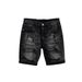 Men's Clothing Denim Shorts Men's Trendy Brand Summer Thin Style Net Celebrity Old Scratched Holes Beggar Shorts Trendy Versatile Shorts_viptrois.com