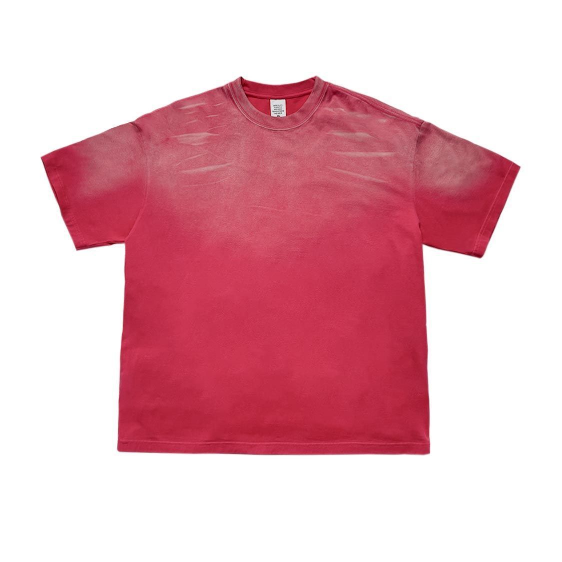 Men's Clothing Loose Short Sleeved High Street Old Washed Short Sleeved Shorts Suit_viptrois.com