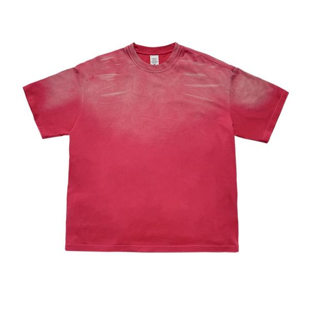 Men's Clothing Loose Short Sleeved High Street Old Washed Short Sleeved Shorts Suit_viptrois.com