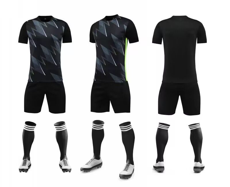 Men's Clothing suits short-sleeved football jerseys with printing, sweat-absorbent and breathable for adults and children_viptrois.com