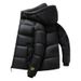Men's Clothing Black gold down jacket for men and women, long and trendy brand, warm and thick white duck down hooded jacket for men_viptrois.com
