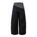 Men's Clothing Splicing Contrast Color Wide Leg Pants Casual Pants Men's Spring Loose Design Trendy Brand Ins Hip Hop Mopping Pants Trousers_viptrois.com