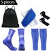 Unisex Professional Game Football Sports Suit Football Anti Slip Socks Sports Socks Calf Guard Bandage Socks Sports Backpack_viptrois.com