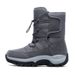 「XGXC」Plush And Thickened Snow Boots For Men And Women High-top Cold-proof Couple Cotton Shoes Fashionable Casual Boots Winter High-top_viptrois.com