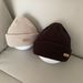Kids'hats Baby ear protection hat Autumn and winter pure cotton baby girl leather label wool warm hat thick girl's hat_viptrois.com