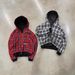 Europe, America 2026 Autumn And Winter New Fashion Trend Hooded Long-sleeved Plaid Sweater Jacket On Both Sides_viptrois.com