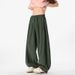 Men's Plus Size Summer Casual Pants Straight Leg Wide Leg Thin Lazy Style Yamamoto_viptrois.com