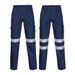 Men's Clothing Reflective Strip Work Pants Men Construction Workers Underground Engineering Dock Labor Protection Pure Cotton Work Clothes_viptrois.com