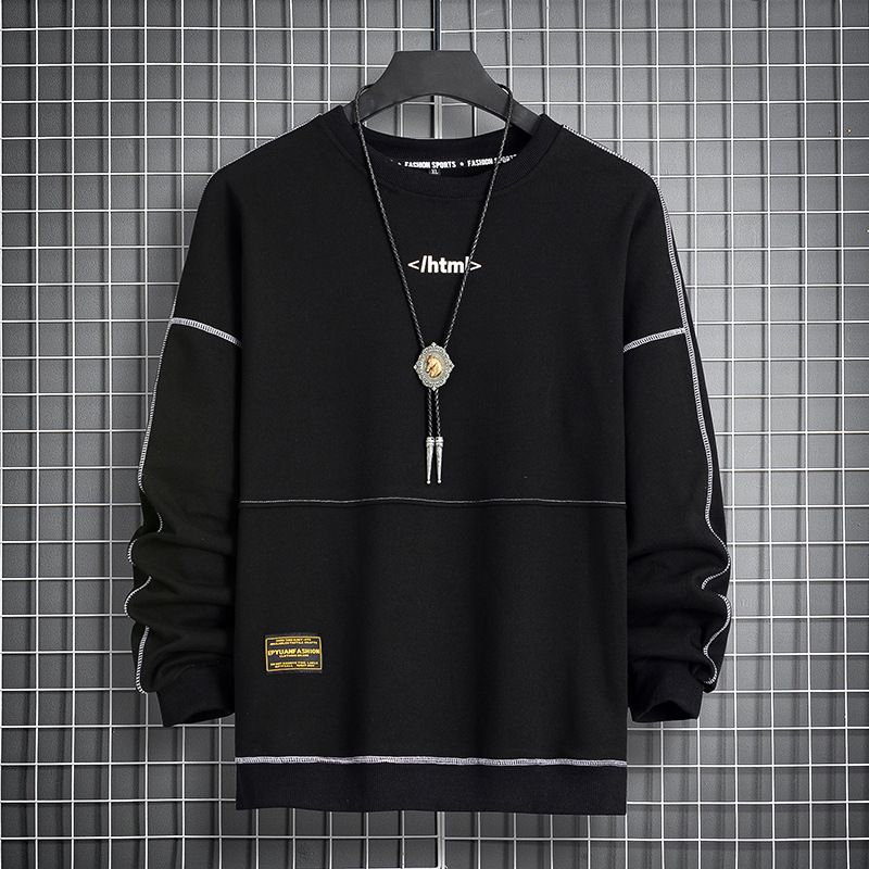 Men's Clothing Sweatshirt Spring And Autumn Fashion Brand Large Size Fat Plus Fat Plus Size Men's Men's Jacket Tops_viptrois.com