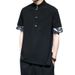 2024 Summer Style Cotton and Hemp Short sleeved T-shirt Men's Chinese Large Contrast Button Bottom Shirt_viptrois.com