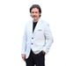 Men's Clothing Slim Fit Business Blazer - Classic Single Breasted Suit Jacket For Office & Casual Wear (White/Black/Burgundy/Navy/Blue/Grey, S-6XL)_viptrois.com