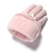 Pearl Series Winter Warm Ladies Gloves Winter Windproof Girls Outdoor Cycling Driving Plus Fleece Thick Touch Screen_viptrois.com