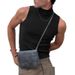 Men's Clothing Summer New Solid Color Fashion Sleeveless Bottoming Shirt Men's Sexy Tight Vest_viptrois.com