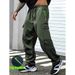 Men's Oversized Cargo Pants – Loose Fit Utility Trousers With Multiple Pockets & Drawstring Waist_viptrois.com