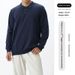 Pure Old Money Style High-End Turn-Down Collar Polo Knit Sweater Men's Autumn Winter Casual Versatile Long Sleeve Top_viptrois.com