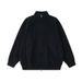 Pure Wushu Men's Clothing 25 Autumn Winter New Simple Versatile Solid Color Zipper Casual Sweater Melard Knitted Stand Collar_viptrois.com