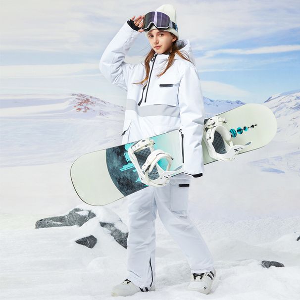 Unisex Waterproof Ski Jacket & Pants Set - Windproof, Breathable & Warm For Snowboarding & Skiing - Multiple Colors Available_viptrois.com