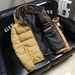 Men's Clothing Station Dark Flower Hooded Cotton Cotton Coat Men's Winter Warm Thickened Coat Winter Coat Men's Printed Cotton Coat_viptrois.com