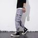 Men's Clothing Casual Black Overalls For Men Slim Fit Casual Sports Pants Nine Points Harem Pants For Men Summer_viptrois.com