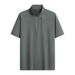 Men's Clothing Short Sleeved Men's Summer Stand Up Collar Polo Stretch T Shirt Sports Ice Sense T Shirt Custom Printed Words_viptrois.com