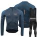 Men's Clothing New Autumn Long Sleeved Cycling Men's Cycling Clothes Road Racing Clothing Cycling Clothes Suit Milk Silk_viptrois.com