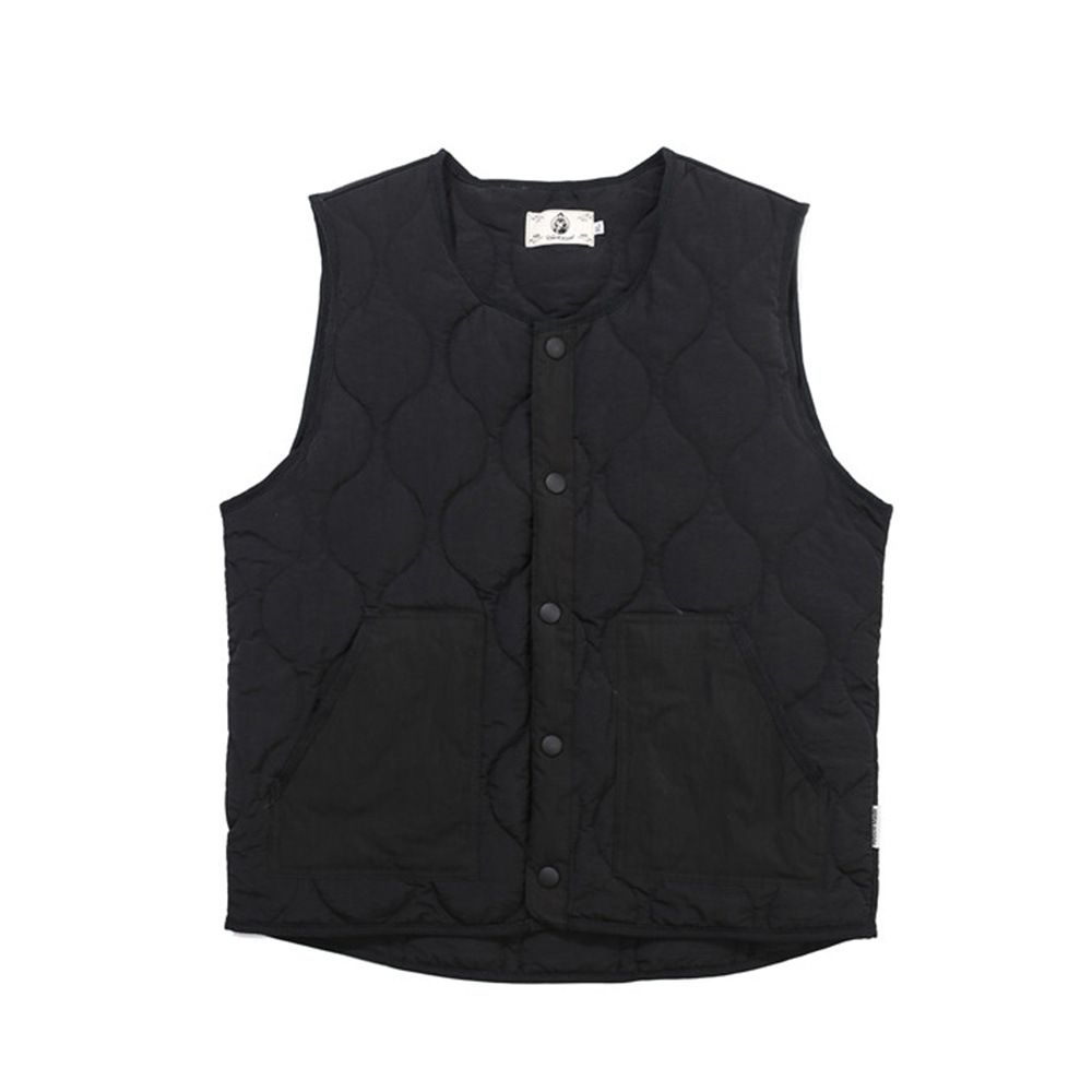 Men's Clothing Workwear Cotton Vest Street Fashion Loose Collarless Jacket Autumn And Winter Pocket Sleeveless Waistcoat_viptrois.com