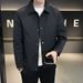 Men's Clothing Spring And Autumn Trendy Slim Fitting Anti Wrinkle Jacket Light Mature Style Youth Autumn Workwear Gown_viptrois.com