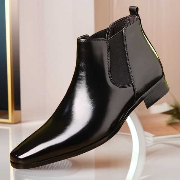 Men's Chelsea Boots Pointed Shoes Men's Shoes Short Boots Vintage Martin Boots Men's_viptrois.com