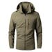 3-in-1 Detachable Men's Waterproof Windproof Jacket – Hooded Outdoor Hiking Coat For All Seasons (Multiple Colors & Sizes)_viptrois.com