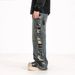 Vintage Loose Wide Leg Jeans Men's Summer Loose Straight Trousers_viptrois.com