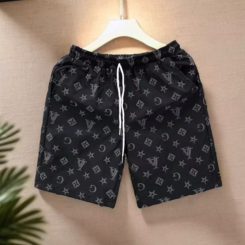 Men's Summer Shorts - Lightweight Breathable Casual Sports Beach Shorts With Elastic Waistband For Home & Outdoor Wear_viptrois.com