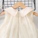 Girls Princess Dress Summer Children's 2025 New Little Girl Stylish Fluffy Yarn Dress Summer_viptrois.com