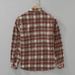 Retro Plaid Long Sleeved Shirt For Men, Fashionable And Versatile, Artistic And Casual Loose Top_viptrois.com