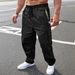 Men's Waterproof Windproof Cargo Pants - Outdoor Hiking Workwear Trousers With Breathable Fabric For All Seasons (Black, Grey, Green, Blue)_viptrois.com
