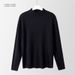 Men's Clothing Half Turtleneck Sweater Men's Autumn Winter Semi-Turtleneck Sweater Slim Fit Knitted Pullover Casual Warm Long Sleeve Top_viptrois.com