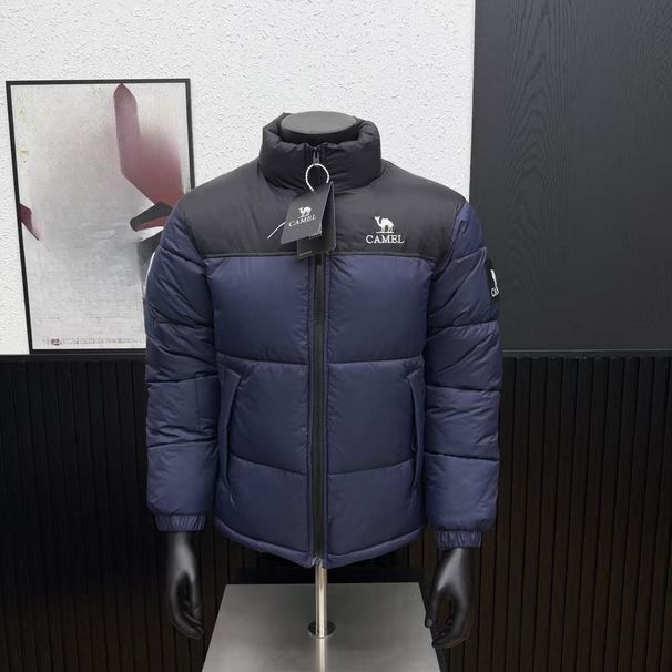 2025 New Winter Bread Embroidery Couple Warm Volcanic Jacket Outdoor Men And Women Thickened Patchwork Cotton Coat_viptrois.com