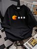 Funny Pumpkin Eating Ghosts Halloween For Boys Girls T-Shirt Women Top Graphic Tees Designer Clothes Casual Female Stylish Breathable Soft Print Round Neck Short Sleeve Versatile Summer T-Shirt For Women Casual Fashion Slightly Graphic Streetwear_viptrois.com
