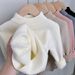 "Cozy Plush Sweater For Kids – Warm Winter & Autumn Layering Essential With Soft Fleece Lining"_viptrois.com