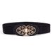 Yingfena Classic Flower Fashionable Elastic Casual Women's Waistband Decorative Belt_viptrois.com