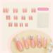 Medium And Long Flat Head White Fluorescent French Wear On Nails Butterfly Nail Art Pearl Nail Stickers_viptrois.com