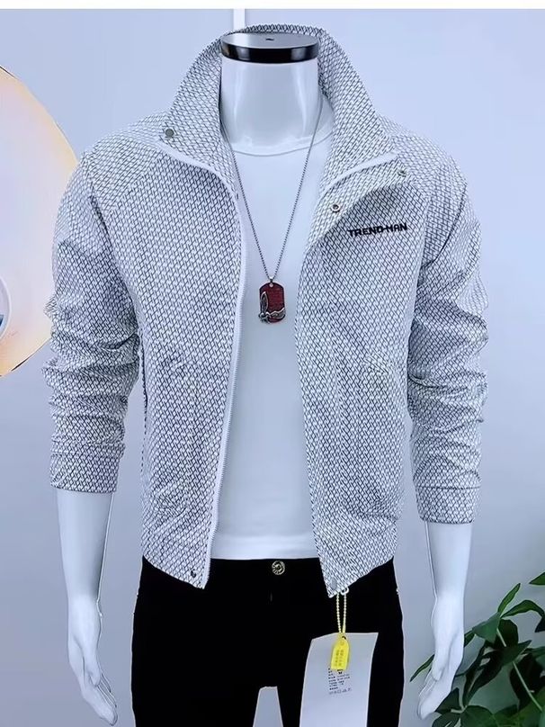 2025 Spring And Autumn Handsome Jacket Men's Ins High Street Tide Brand Hong Kong Model Japanese Harajuku Model Korean Version Fashion Loose Jacket_viptrois.com